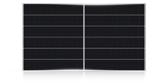 2x66 Zelle 645-665w PERC Bifacial Module Mono Perc Halbschnittplatten