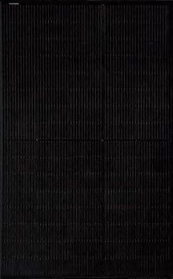 405-425w 2x40 Zellen Vollschwarz Bifacial Solarmodul 182mm 16BB Halbzellen Solarmodul