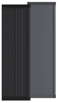 HJT CELLS 130W Schwarze Wetterbeständige BIPV-Dachfliesen einfach zu installieren UL-gelistete gehärteten Glasplatten