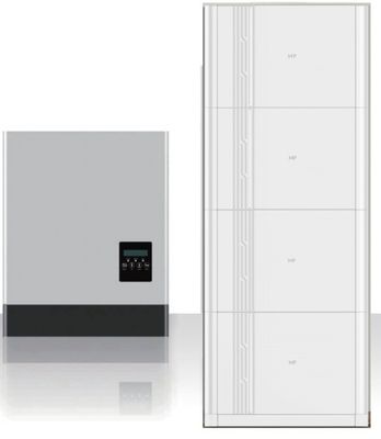 EU OEM integriertes Energiespeichersystem für Zuhause mit integriertem Lifepo4-LED-Display und Multi-Connectivity-Inverter