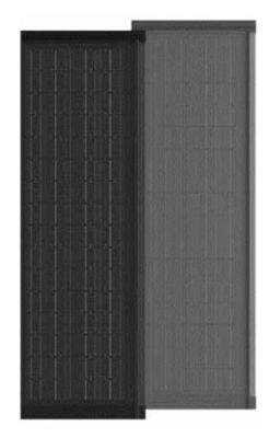 HJT CELLS 80W 90W Witterungsbeständig Schwarzes Gehärtetes Glas BIPV Solarfliesen Einfache Installation Liste Rechteckform