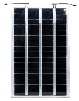 210-220w Doppelglas Bipv Gebäude Photovoltaik 45% Übertragbarkeit 4*18 Solarzellen