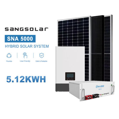 Sangsolar 5kw Off-Grid Hybrid Solarenergiesystem All-in-One Speicher Einphasen für 5kw Solarenergiesystem