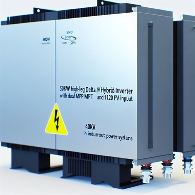 50 kW 480 V High-Leg Delta Hybrid-Inverter mit doppelter MPPT und 120 kW PV-Eingang für industrielle Stromversorgungssysteme