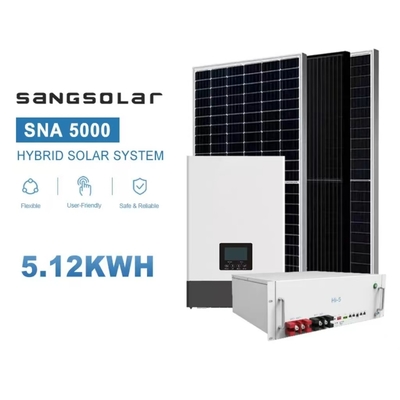 Sangsolar 5kw Off-Grid Hybrid Solarenergiesystem All-in-One Speicher Einphasen für 5kw Solarenergiesystem