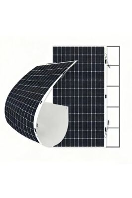 Halbflexibles 550 Watt-Solarpanel - Leichtgewicht, hohe Effizienz, BIPV-kompatibel für Lkw-Dach und kommerzielle Verwendung