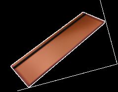 Langformatige schwarze monokristalline Solar-Dachziegel - 105W Hochleistungs-Panel mit 188W/m² Effizienz